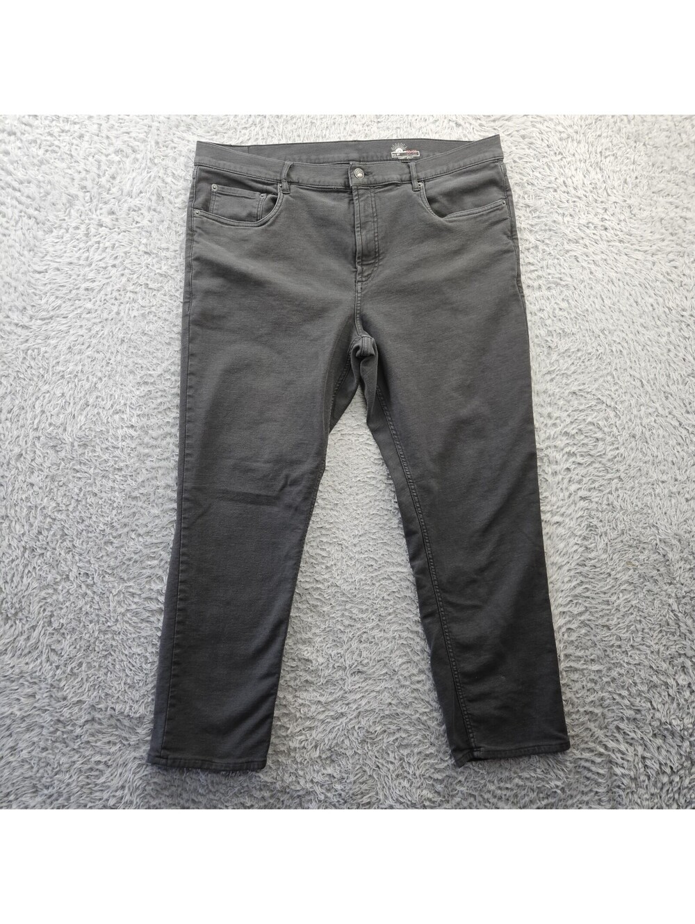 Faherty Stretch Terry 5 Pocket Pants Onyx 38x30 (Fits 39-40x29)